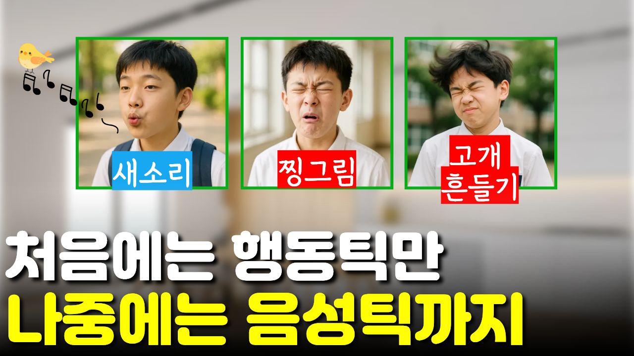 얼굴 찡그림에 이어 "새소리"까지... "소리와 행동"을 같이 해 가슴이 철렁