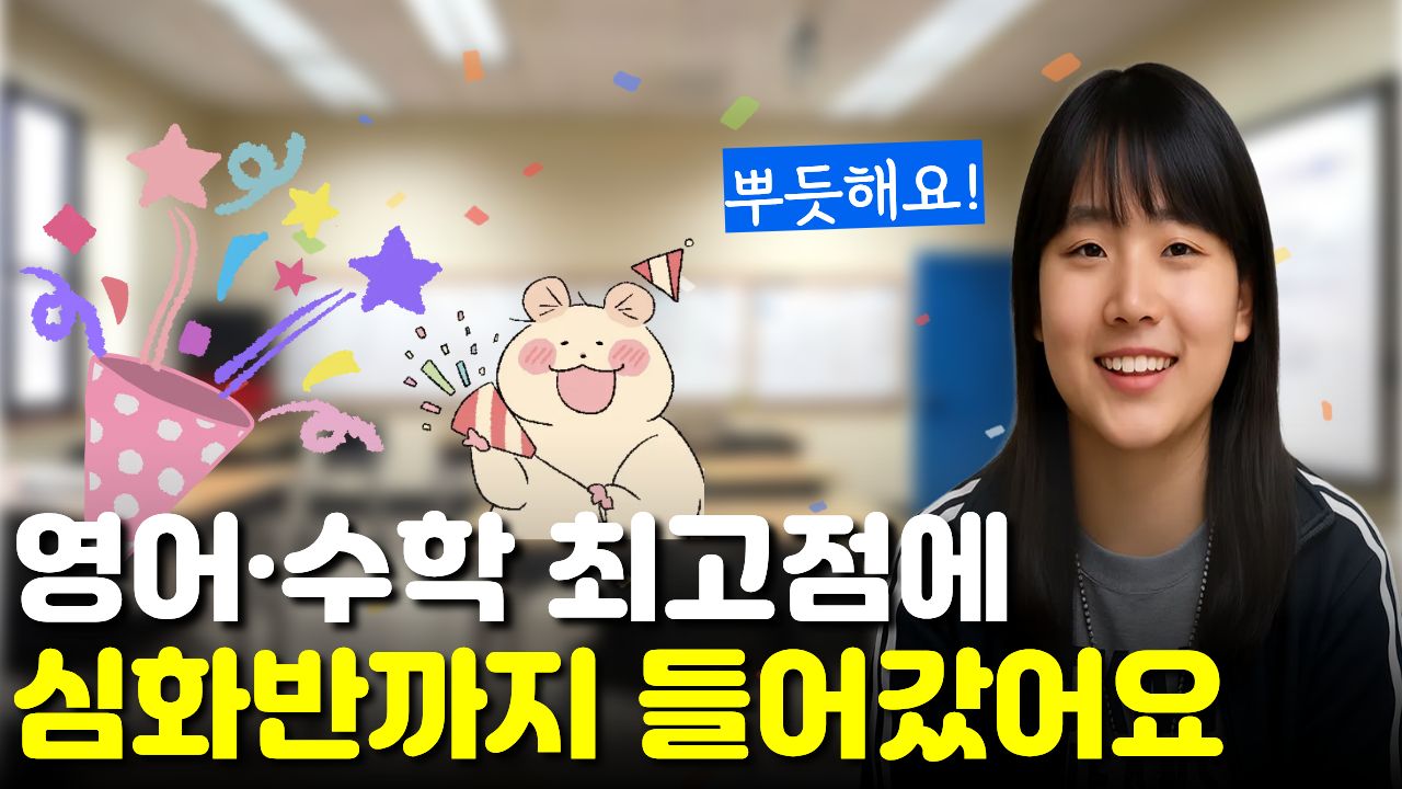 "영어, 수학 올해 최고점" 성적 오르고 "심화반"까지 들어가니 "공부 의지"가 생겼어요